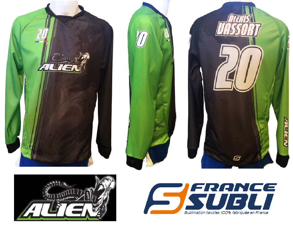 Jerseys Paintball personnalisés
