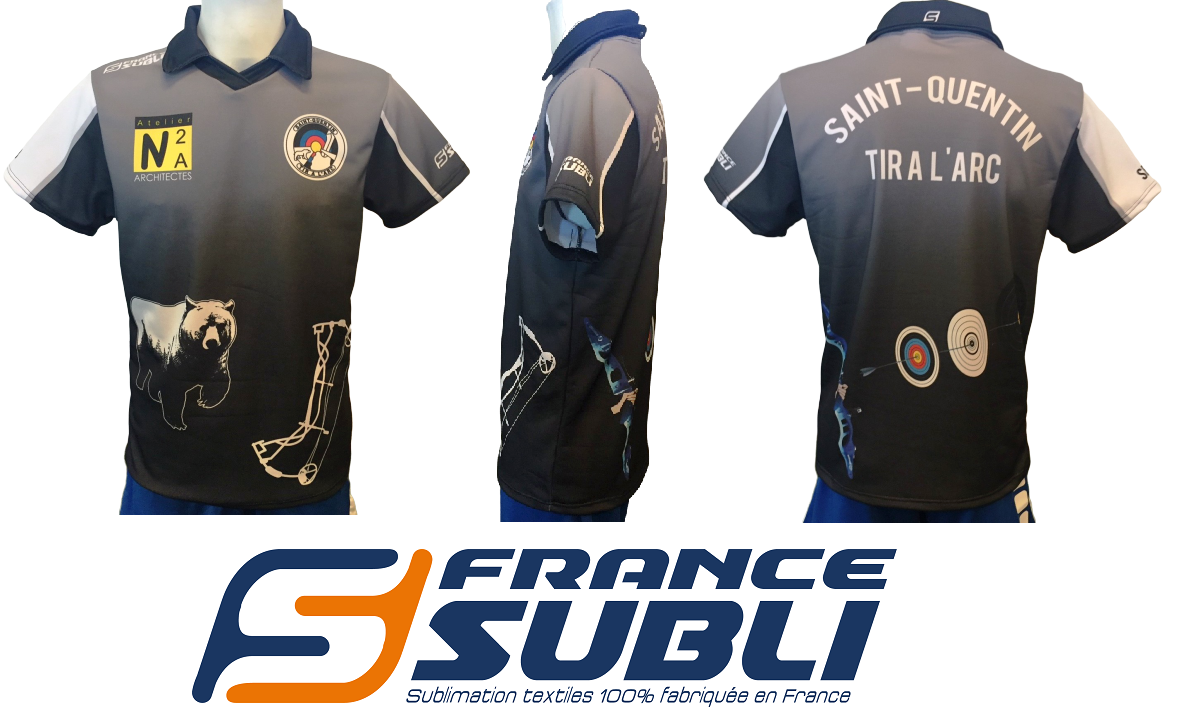 polos sublimés saint quentin tir à l'arc