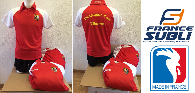 Maillot et polos archers sublimés