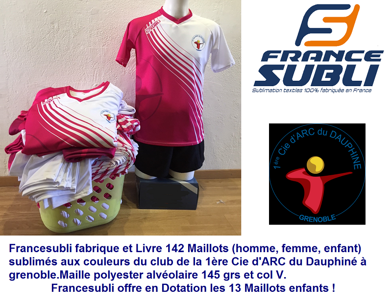 Maillots Sublimés tir à l'Arc