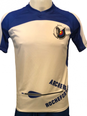 Maillots compétitions des Archers du SAR à Rochefort