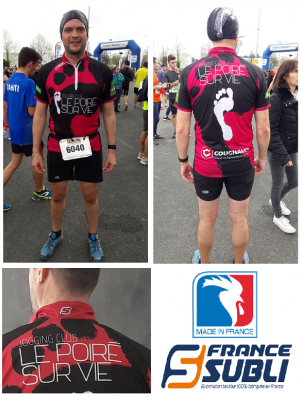 LE MAILLOT MOULANT RUNNING COMPET EN TEST AU JOGGING CLUB POIRE SUR VIE
