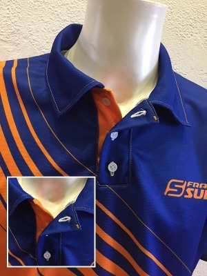 Polo club sublimé avec col boutonné nouveauté Francesubli