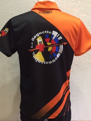 Francesubli réalise les polos des Archers du Club de tir à l'arc de Vaujours