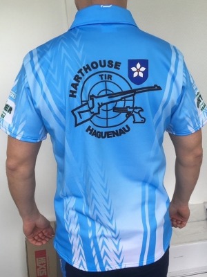 Réalisation polos sublimé Club de Tir sportif
