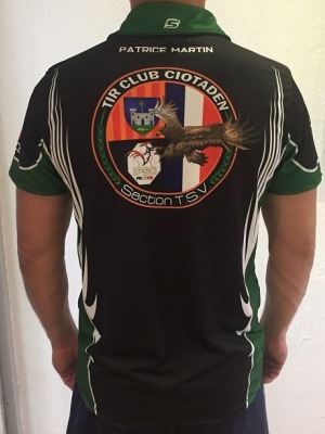 Francesubli réalise les polos compétition de la section T.S.V du tir club Ciotaden